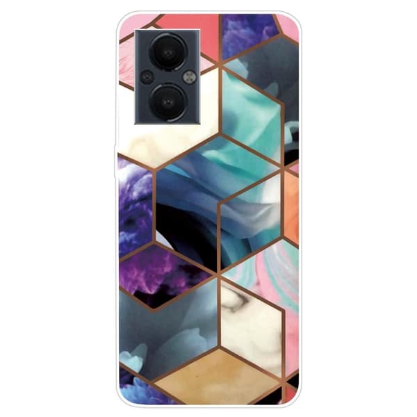 Marble OnePlus Nord N20 5G Etui - Fargerik Terning Tile Multicolor