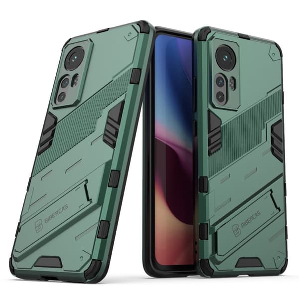 Støtsikkert hybriddeksel for Xiaomi 12 / Xiaomi 12X - Grønn Green