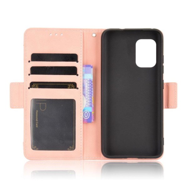 Modern-styled Læder Pung Etui til Asus Zenfone 8 - Lyserød Pink