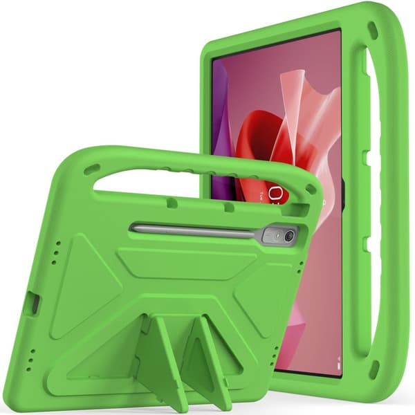 Lenovo Tab P12 EVA Case Handle Shockproof Kid-Friendly Tablet Cover - Green Green