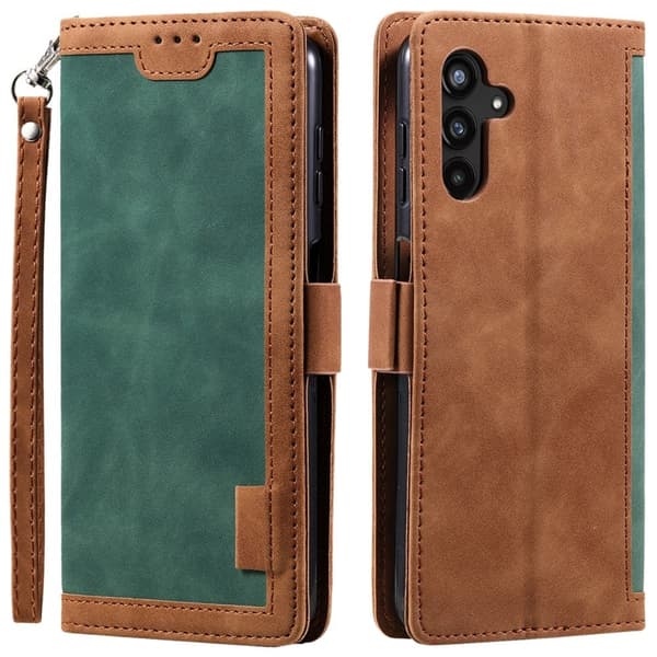 Surburbian Samsung Galaxy A16 læder flip etui - Grøn Green