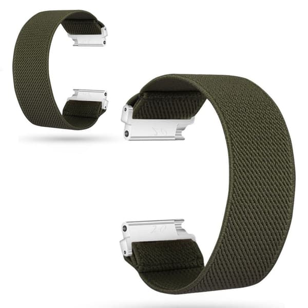 Ensfarvet nylon-urrem til Huawei-ur - Militærgrøn Green