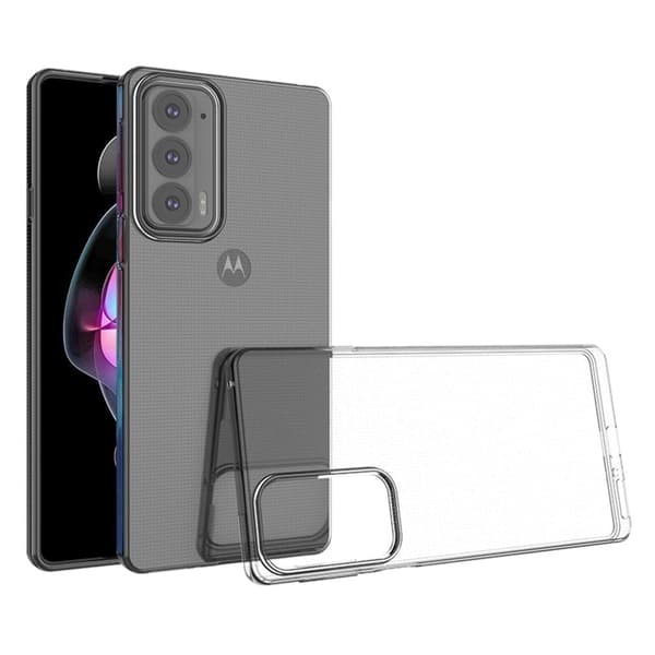 Erittäin ohut läpinäkyvä kotelo Motorola Edge 20 Transparent