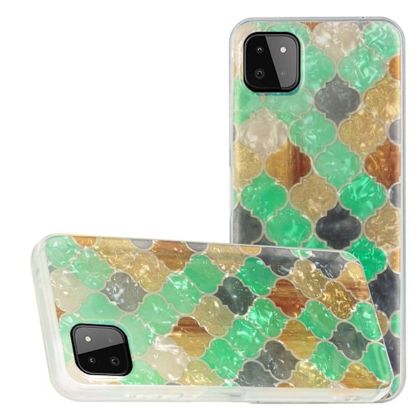 Deco Samsung Galaxy A22 5G Etui - Green Splicing Green