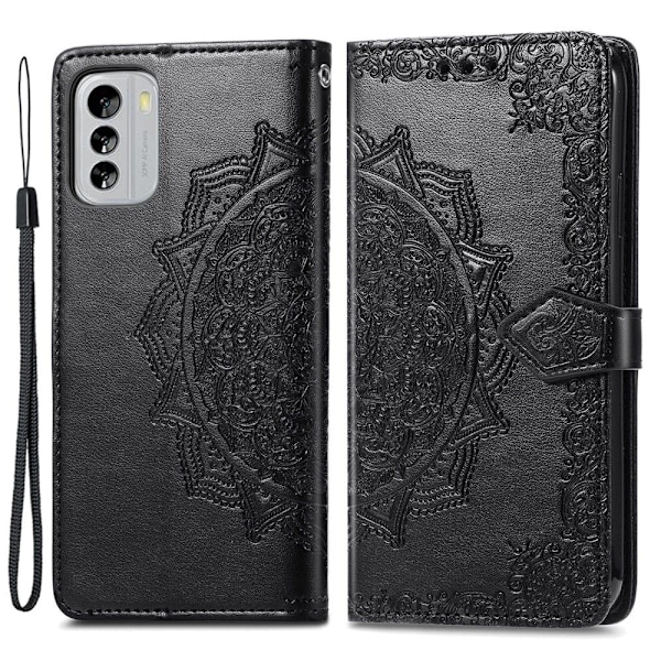 Mandala Nokia G60 Flip Etui - Sort Black