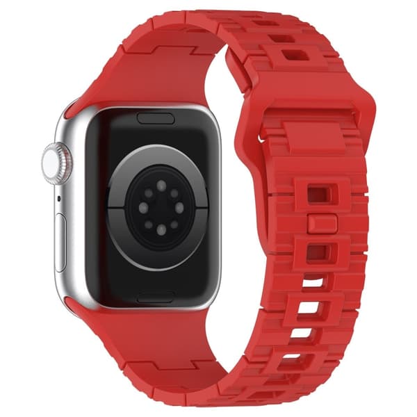 Silikonerem til Apple Watch Series 8 (41mm) - Rød Red