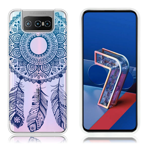Deco Asus Zenfone 7 Pro cover - Blå Blue