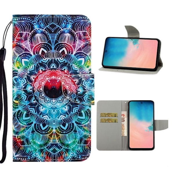 Wonderland Samsung Galaxy S20 Plus flip kuoret - Malanda Perhonen Multicolor