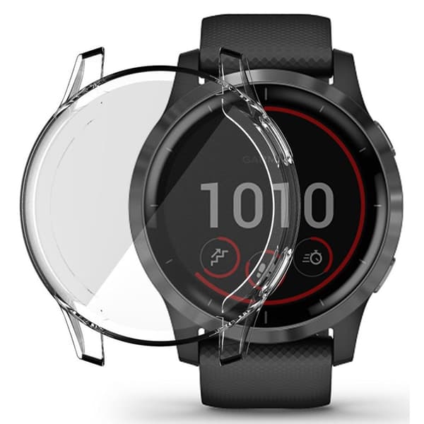 HAT PRINCE transparent TPU-skal för Garmin Venu 2 / Vivoactive 4 Transparent