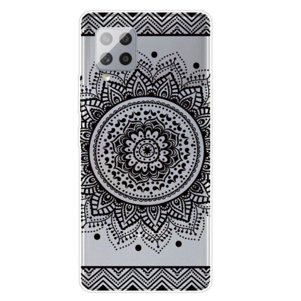 Deco Samsung Galaxy A42 5G etui - mandala blomst Black