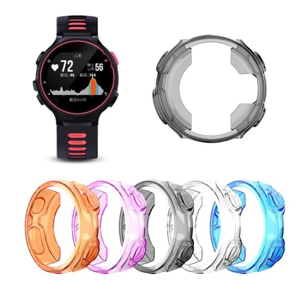 Garmin Forerunner 735XT kirkas TPU-suojus - Läpinäkyvä Violetti Purple