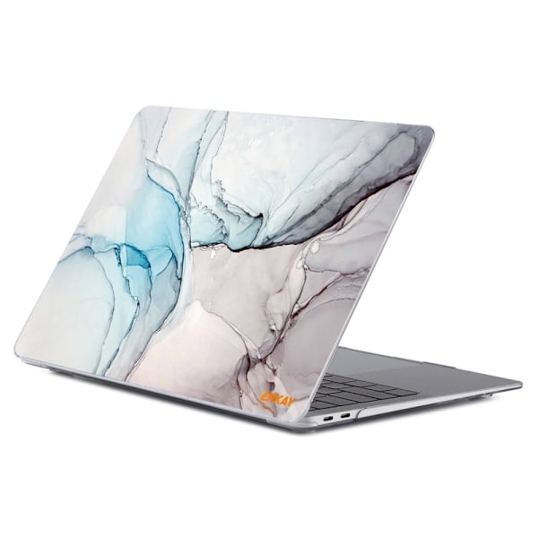 HAT PRINCE MacBook Pro 14 M1 / M1 Max (A2442, 2021) streamer light pattern style cover - Blålig Hvid Og Gyldne Gløder White