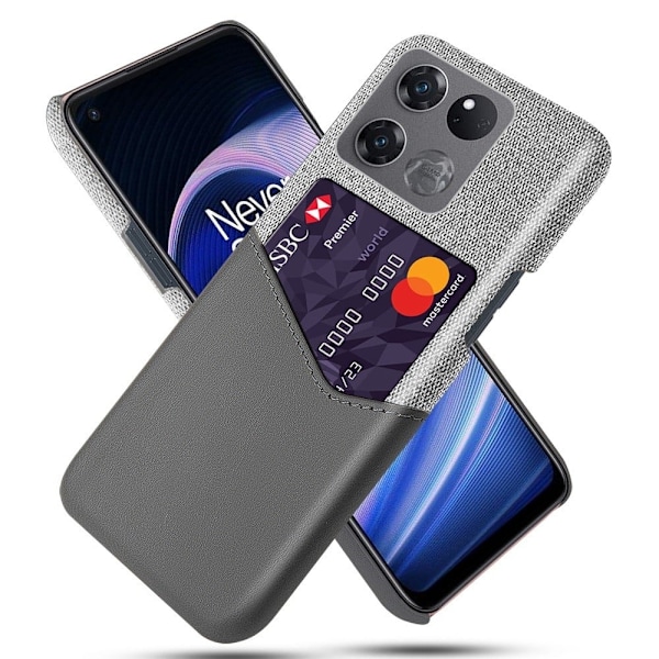 Bofink OnePlus Ace Racing skal med korthållare - Silver/Grå Silvergrå