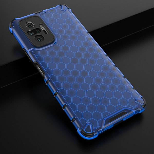 Bofink Honeycomb Xiaomi Redmi Note 10 Pro skal - Blå Blå