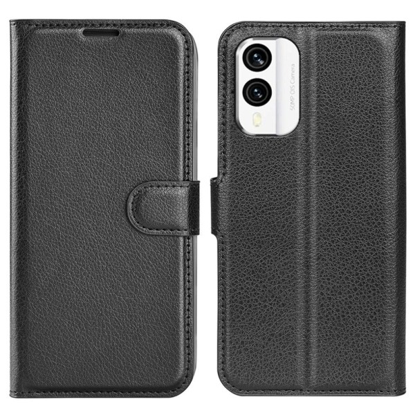 Klassisk Nokia X30 Flip Etui - Sort Black