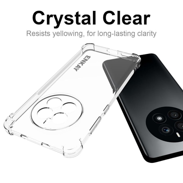 ENKAY klart faldsikkert etui til Huawei Mate 50 Transparent