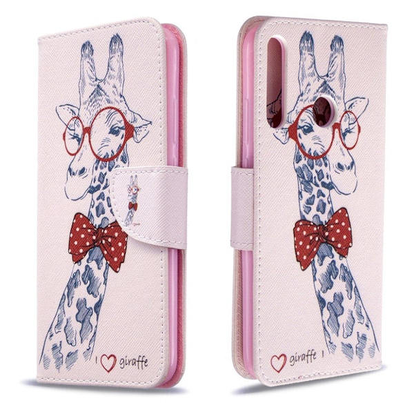 Wonderland Huawei P40 Lite E Etui - Giraf Multicolor