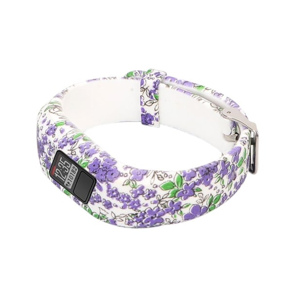 Garmin Vivofit JR Printet Mønster sports urrem - Orkidé Purple