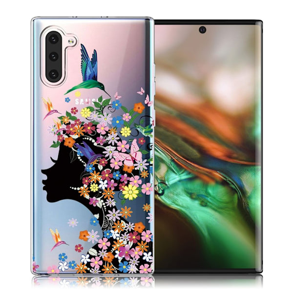 Deco Samsung Galaxy Note 10 skal - Vacker Flicka multifärg