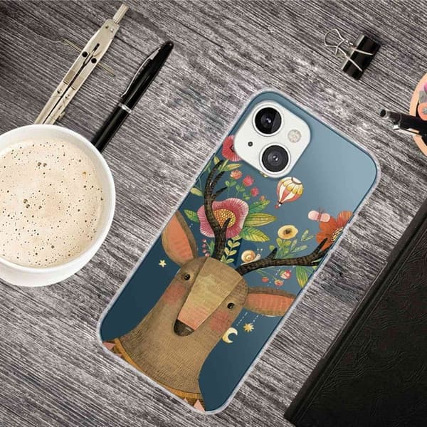 Deco iPhone 14 deksel - Hjort Brown
