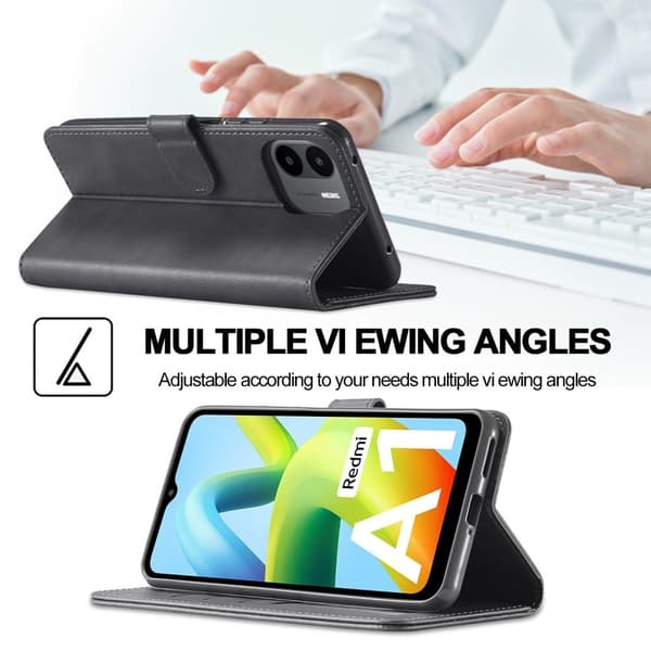 LC.IMEEKE Xiaomi Redmi A1 Flip Etui - Sort Black
