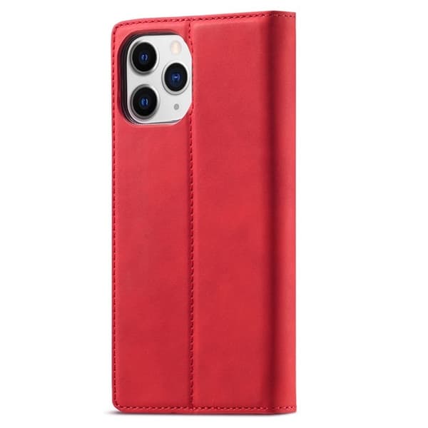 LC.Imeeke läder iPhone 13 Pro Max fodral - Röd Röd
