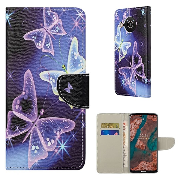 Wonderland Nokia X10 / Nokia X20 fodral -Lila Lila