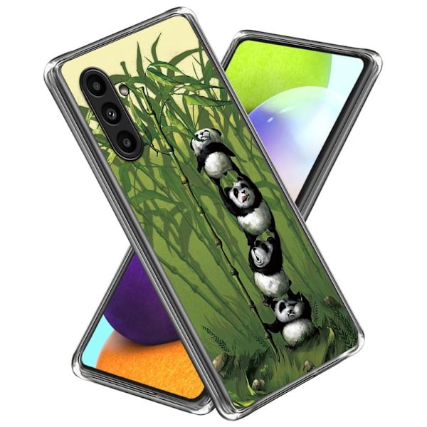 Deco Samsung Galaxy A14 skal - Stapling Av Pandor Grön