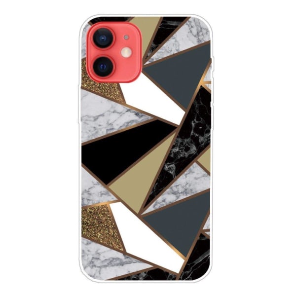 Marble iPhone 12 Mini case - Earthly Marble Fragments Multicolor