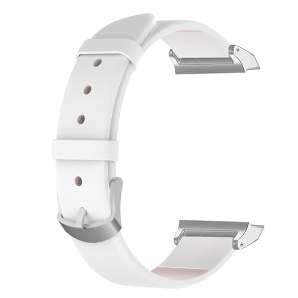 Huawei Watch GT Cyber läderarmband med metalladapter - Vit Vit