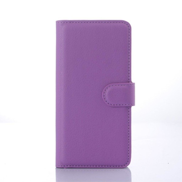 HTC Desire 650 beskyttende og flot læder-etui - Lilla Purple