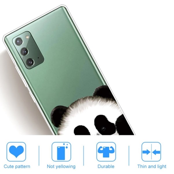 Deco Samsung Galaxy Note 20 cover - Sort Black