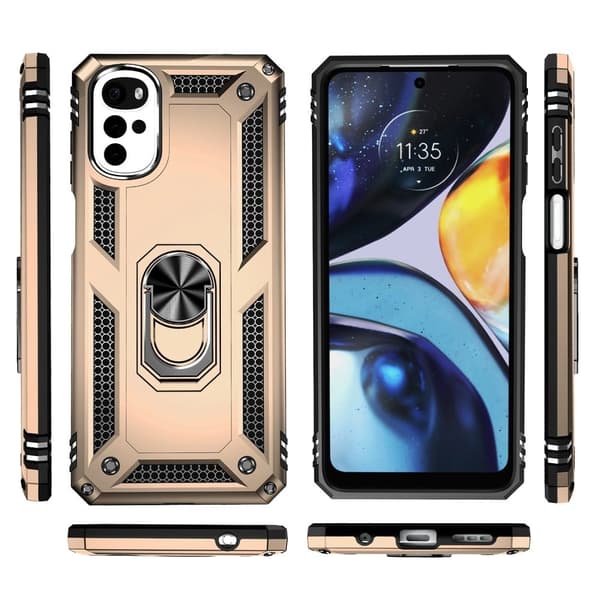 Bofink Combat Motorola Moto G22 deksel - Gull Gold