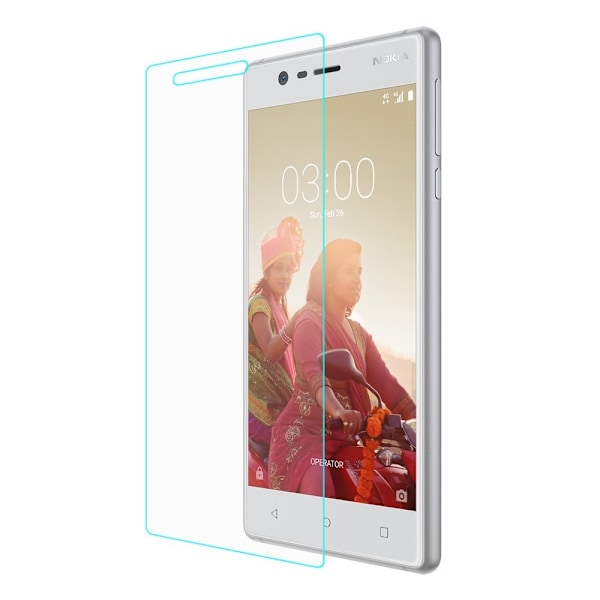 Nokia 3 Arc Edge beskyttelsesskærm White