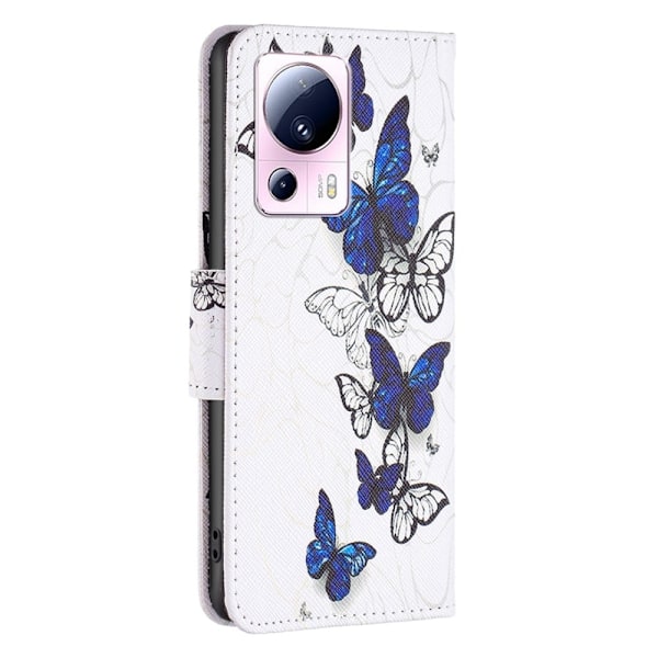 Wonderland Xiaomi 13 Lite / Civi 2 Flip Etui - Sommerfugle Blue