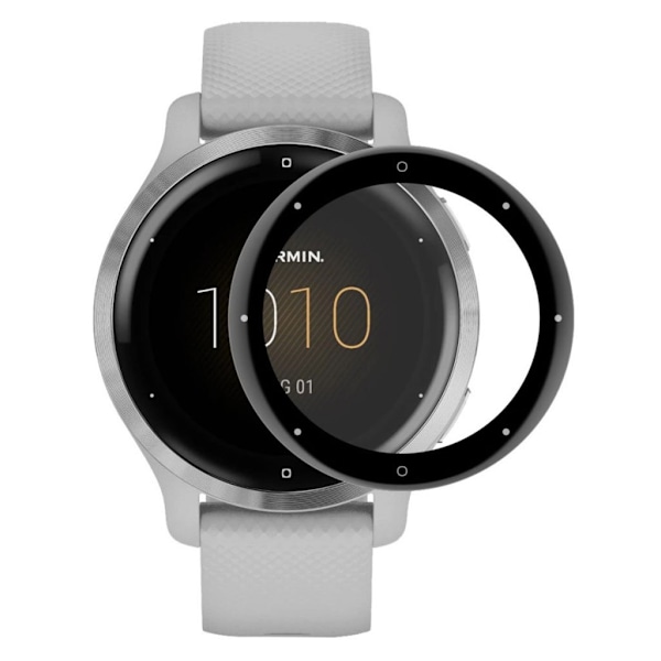ENKAY 3D curved screen protector for Garmin Venu 2S / Vivoactive 4S Svart