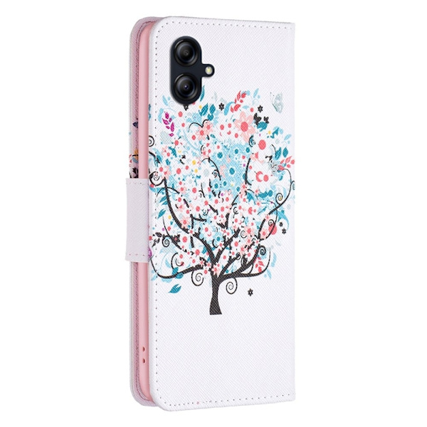 Wonderland Samsung Galaxy A04e Flip Etui - Blomst Træ Multicolor