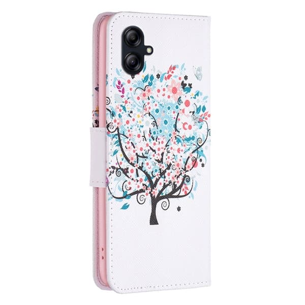 Wonderland Samsung Galaxy A04e Läppäkotelo - Flower Puu Multicolor