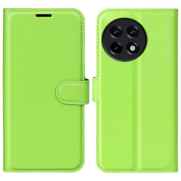 Klassisk OnePlus 11R / Ace 2 Flip Etui - Grøn Green