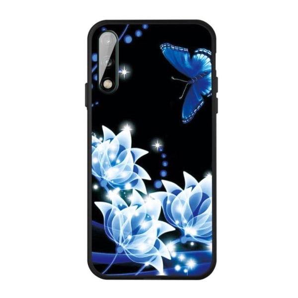 Imagine Huawei P40 Lite E Cover - Blomster og sommerfugl Multicolor