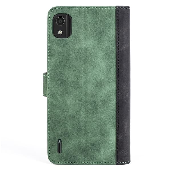 Tofarget lærdeksel for Nokia C2 2nd Edition - Grønn Green