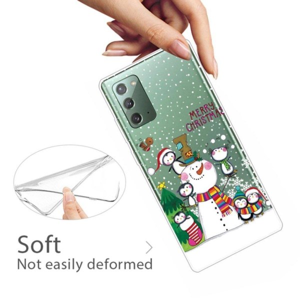 Juletaske til Samsung Galaxy Note 20 - Snemand White