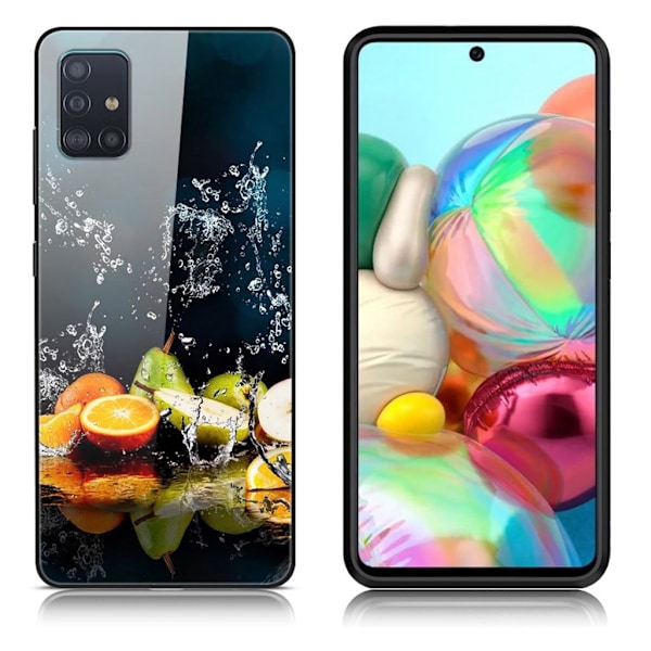 Fantasy Samsung Galaxy A71 kuoret - Hedelmät Multicolor