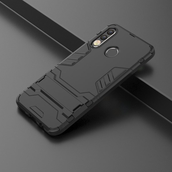 Huawei P30 Lite hybrid kickstand etui - Sort Black
