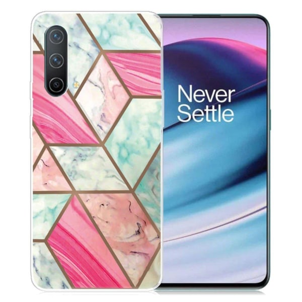 Marble design OnePlus Nord CE 5G cover - Farverig Marmorflise Multicolor