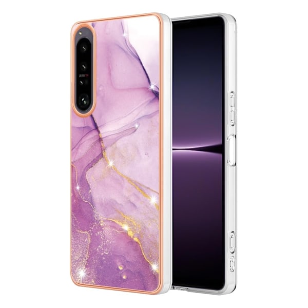 Marmormotiv Sony Xperia 1 IV skal - Lila / Rosa Marmor Rosa