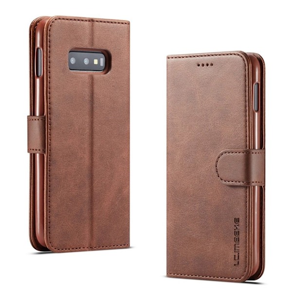 LC.IMEEKE Samsung Galaxy S10e pung etui - Kaffe Brown