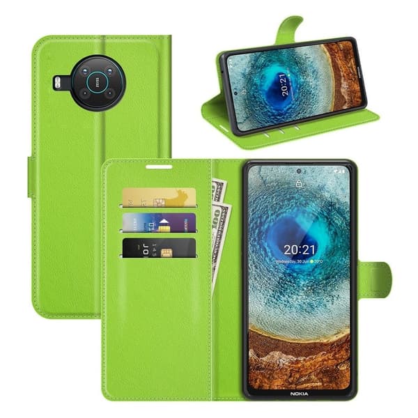 Classic Nokia X10 / X20 Flippetui - Grønn Green