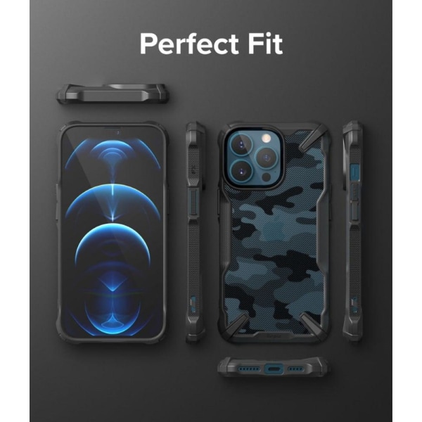 RINGKE FUSION X DESIGN - iPhone 13 Pro Max - Camo Sort Black