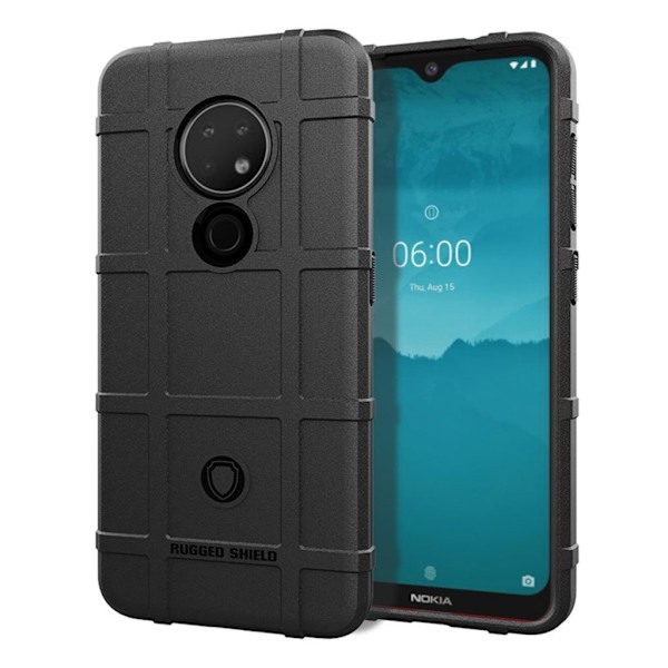 Rugged Shield cover - Nokia 6.2 – Sort Black